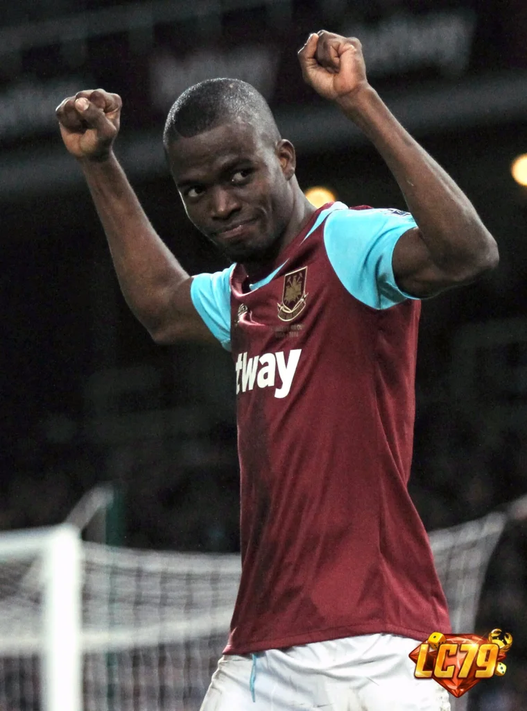 Enner Valencia trong màu áo West Ham, ảnh được watermark LC79 cho bài Mexico vs Ecuador