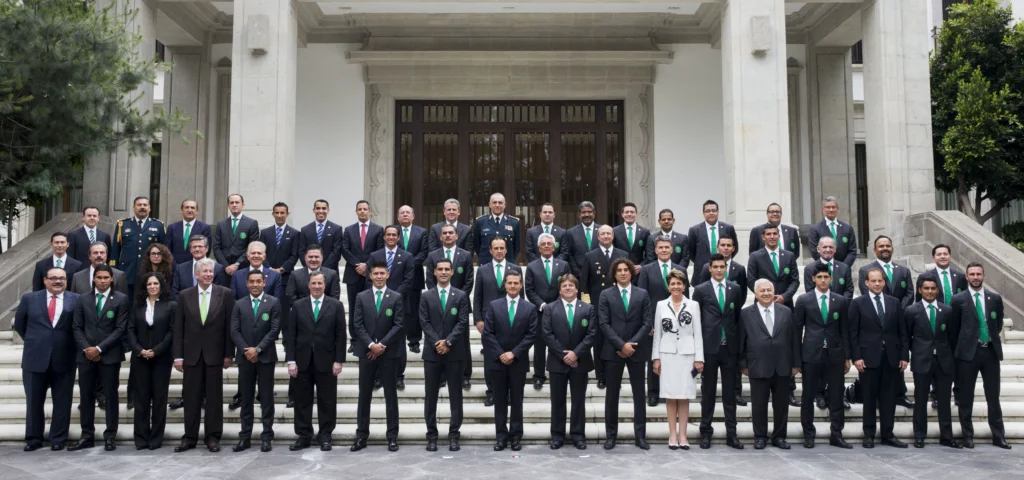 Đội tuyển Mexico trong một sự kiện chính thức