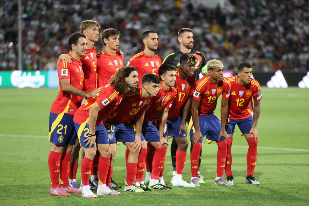 Đội tuyển Tây Ban Nha, minh họa cho trận Uruguay vs Spain tại World Cup 2026
