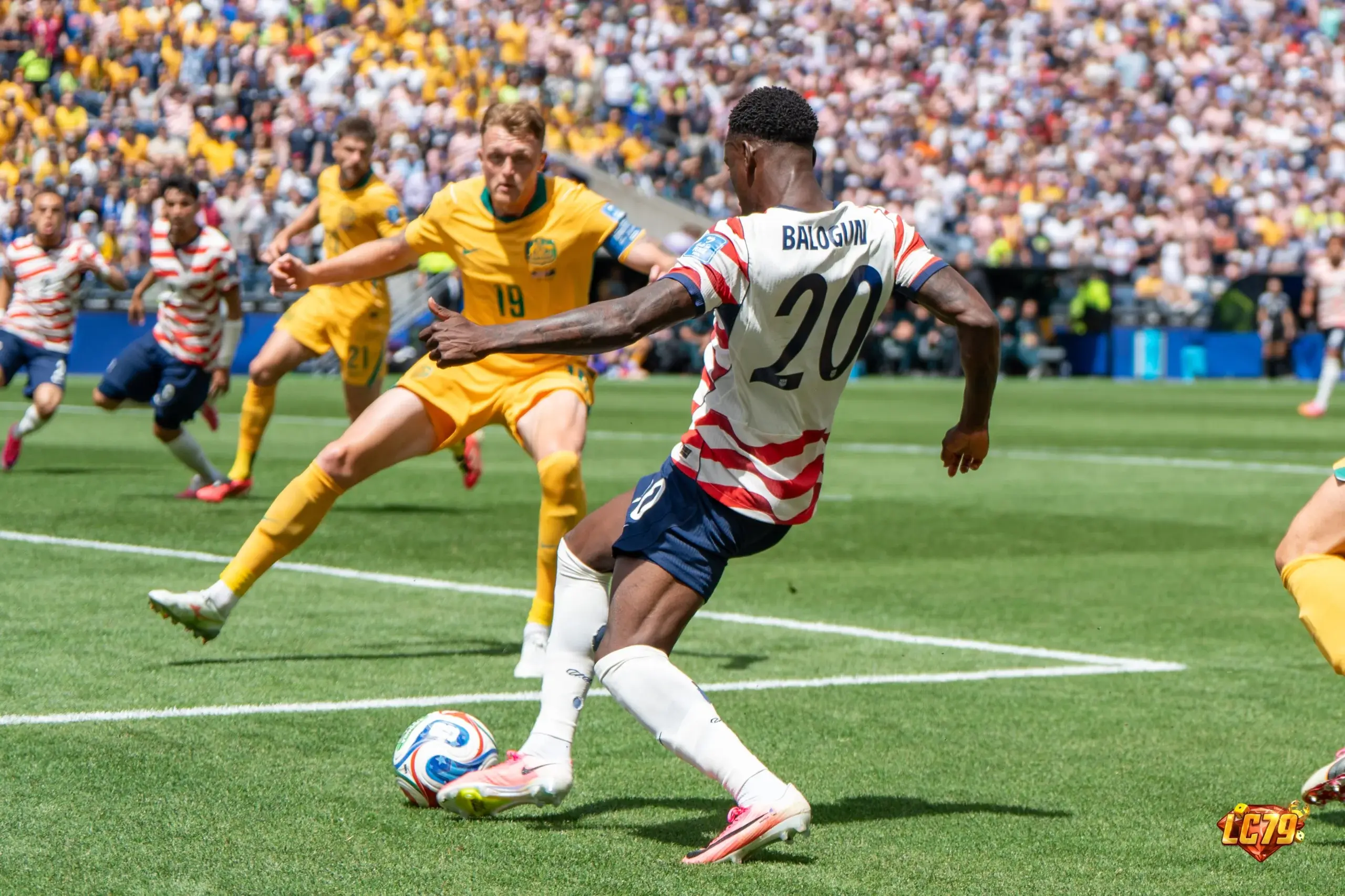 Folarin Balogun trong màu áo đội tuyển Mỹ tại World Cup 2026