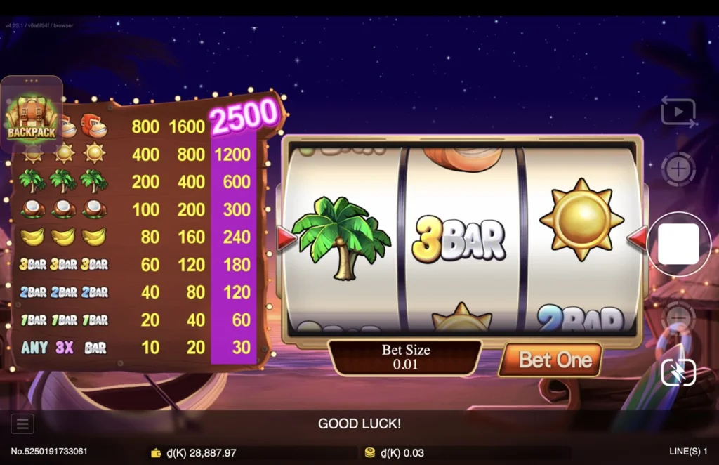Ảnh giao diện chính game Funky King Kong (slot JDB) chơi tại LC79