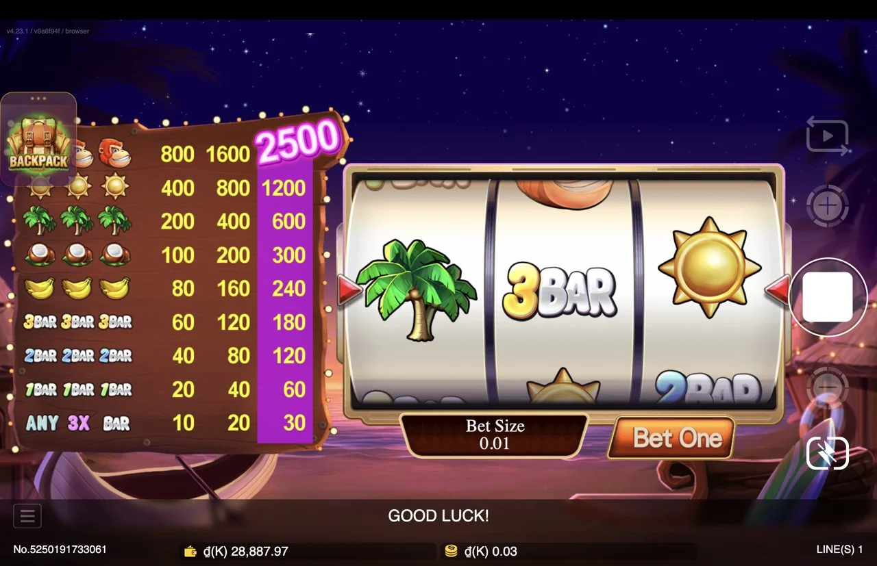 Ảnh giao diện chính game Funky King Kong (slot JDB) chơi tại LC79