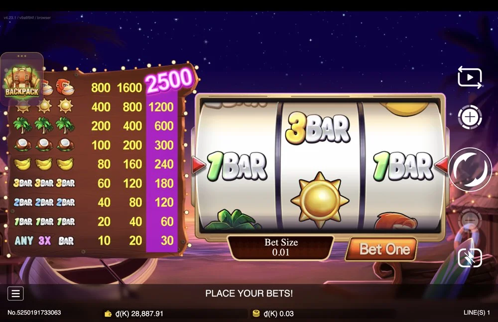 Ảnh bảng biểu tượng & tính năng game Funky King Kong (slot JDB) chơi tại LC79