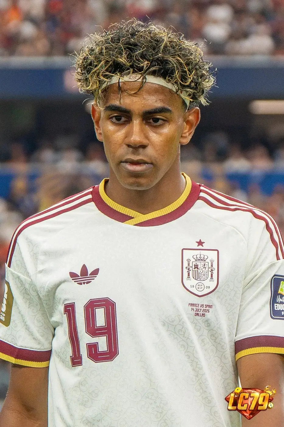 Lamine Yamal trong màu áo Spain tại World Cup 2026, ảnh đã đóng watermark LC79