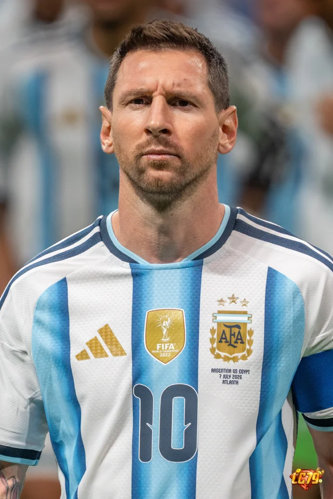 Lionel Messi trong màu áo Argentina tại World Cup 2026, ảnh Wikimedia Commons đã đóng watermark LC79
