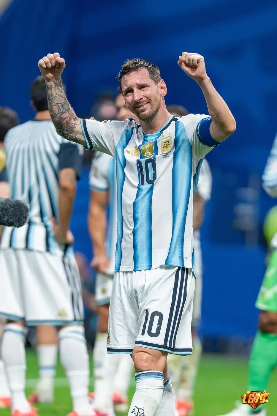 Lionel Messi trong màu áo Argentina tại World Cup 2026, ảnh đã đóng watermark LC79