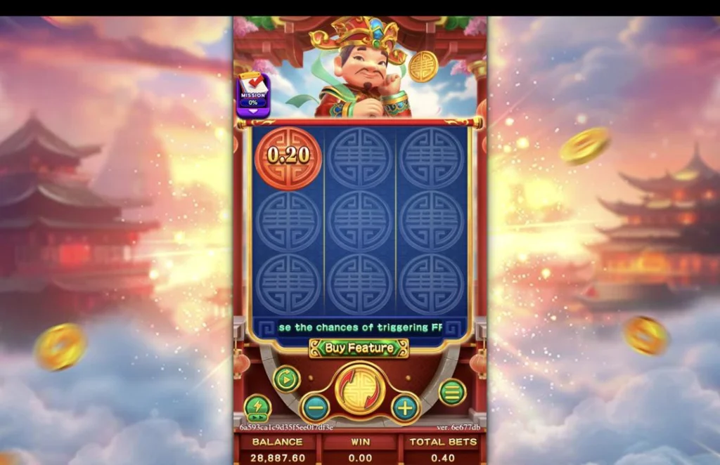 Ảnh giao diện chính game Lucky Fortunes (slot FC) chơi tại LC79