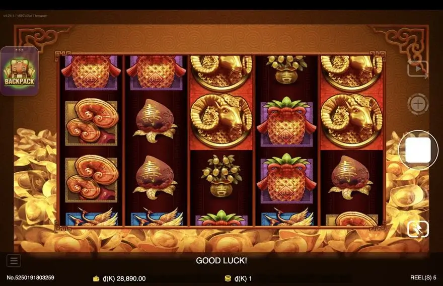 Ảnh màn hình gameplay game Xi Yang Yang (slot JDB) chơi tại LC79