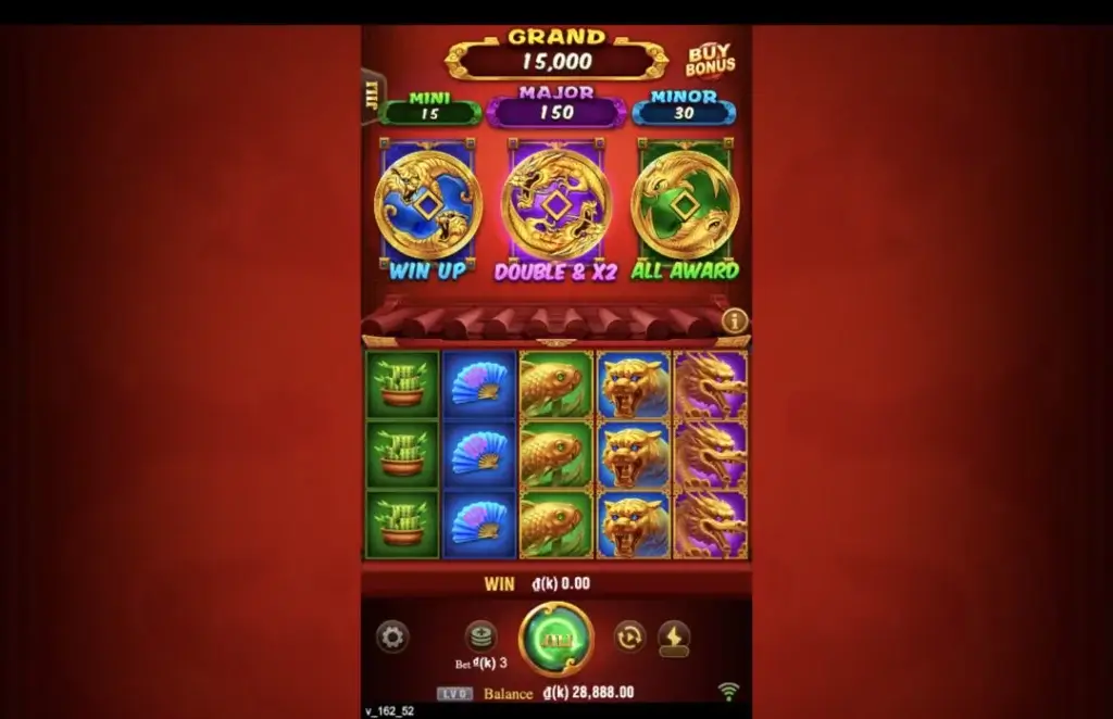 Ảnh giao diện chính game 3 Coin Treasures 2 (slot JILI) chơi tại LC79