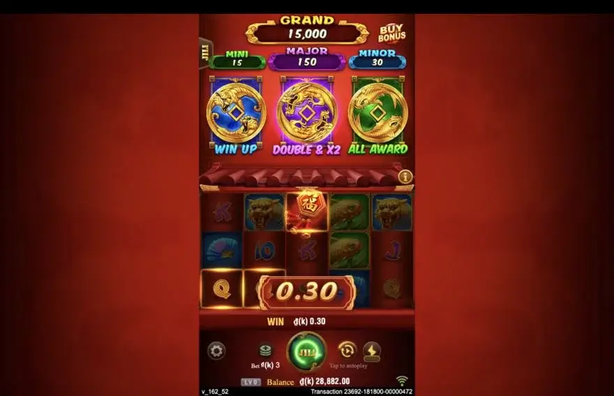 Ảnh bảng biểu tượng & tính năng game 3 Coin Treasures 2 (slot JILI) chơi tại LC79