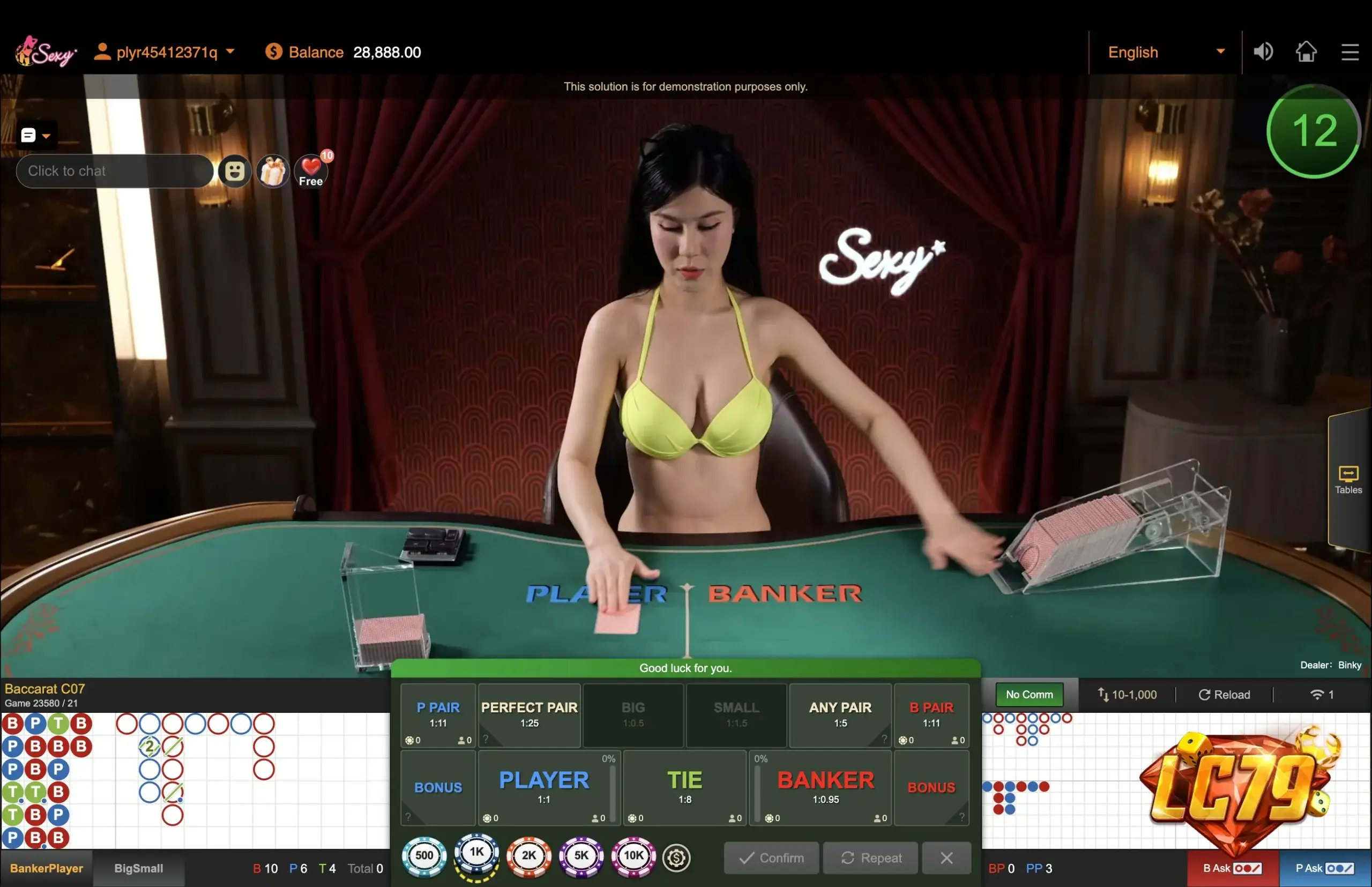 Cách chơi Long Bảo Baccarat cho người mớ thật tại LC79