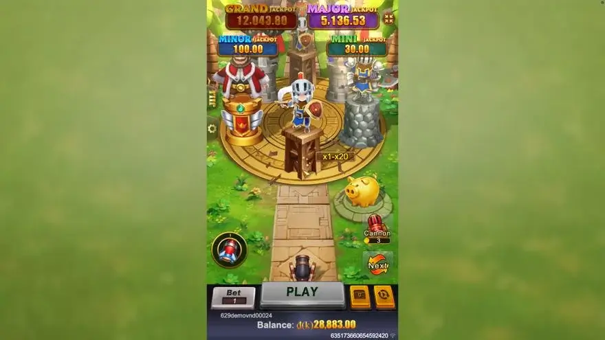 Ảnh màn hình gameplay game Crazy Hunter (slot JILI) chơi tại LC79