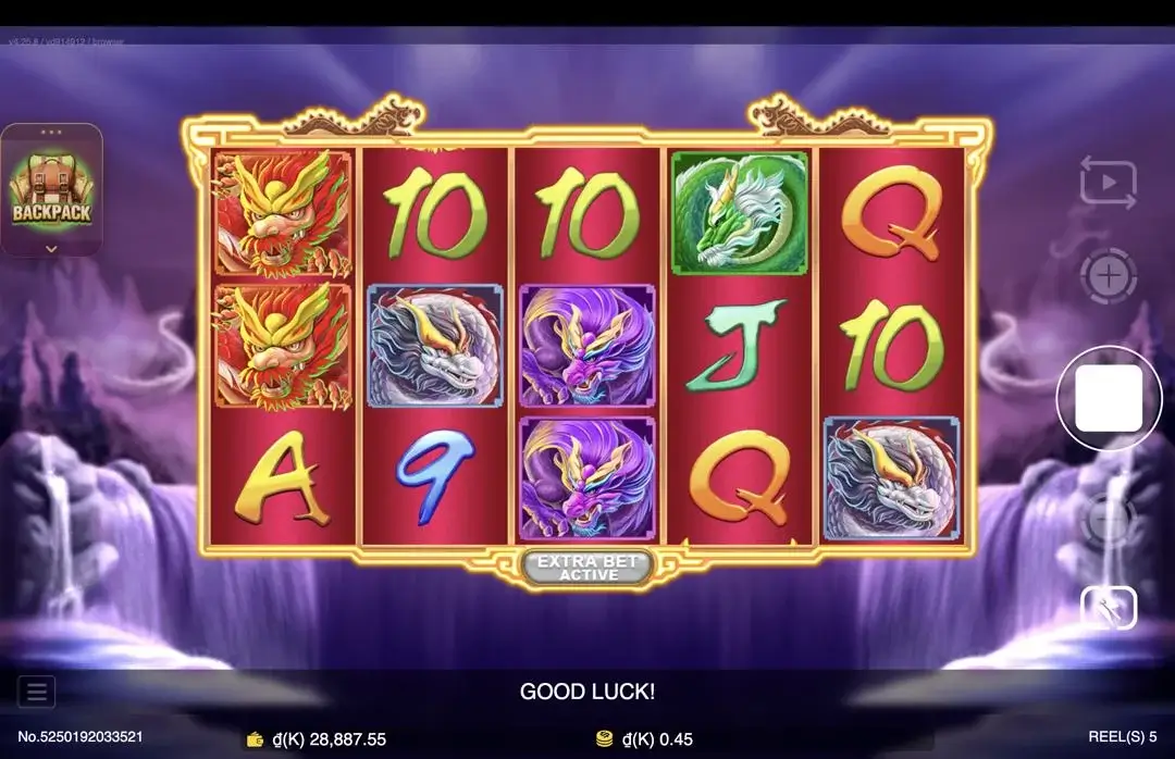 Ảnh giao diện chính game Dragons World (slot JDB) chơi tại LC79