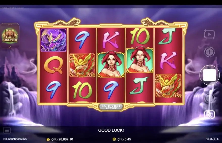 Ảnh màn hình gameplay game Dragons World (slot JDB) chơi tại LC79