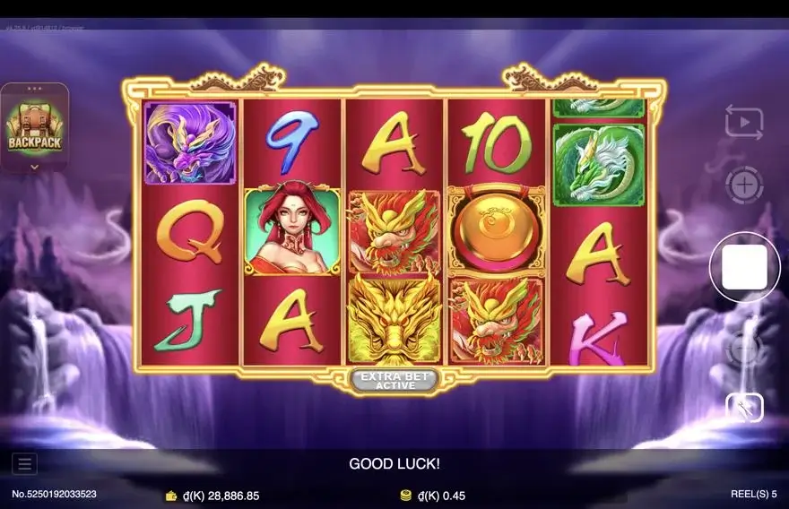 Ảnh bảng biểu tượng & tính năng game Dragons World (slot JDB) chơi tại LC79