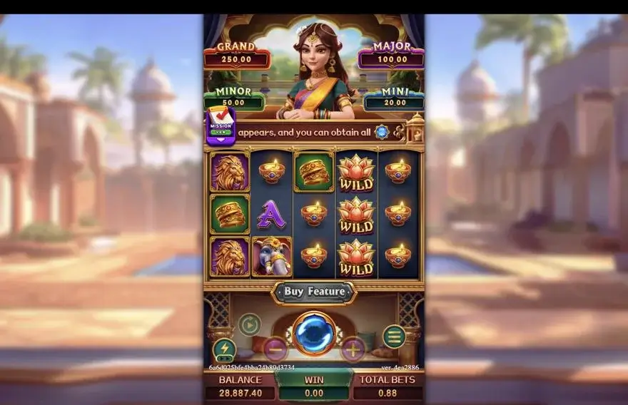 Ảnh màn hình gameplay game FORTUNE GODDESS (slot FC) chơi tại LC79