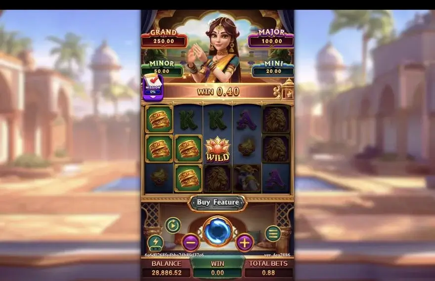 Ảnh bảng biểu tượng & tính năng game FORTUNE GODDESS (slot FC) chơi tại LC79