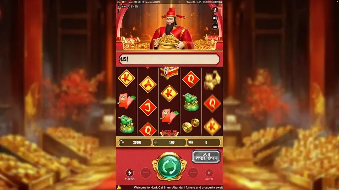 Ảnh giao diện chính game Hunk Cai Shen (Kingmidas #) (slot) chơi tại LC79