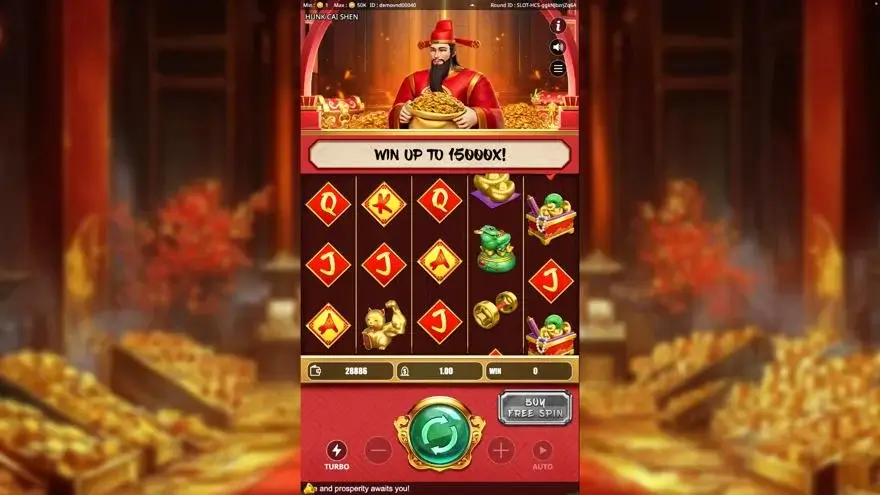 Ảnh màn hình gameplay game Hunk Cai Shen (Kingmidas #) (slot) chơi tại LC79