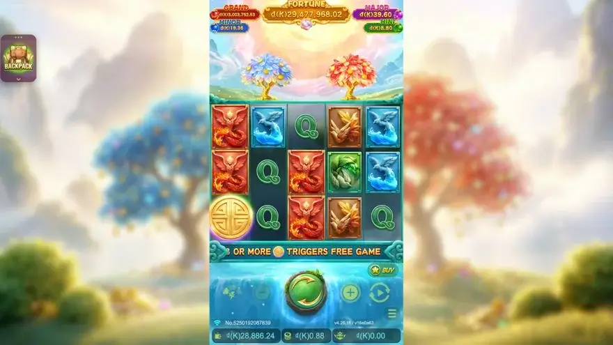Ảnh màn hình gameplay game Money Tree - Hyper Wild (slot JDB) chơi tại LC79