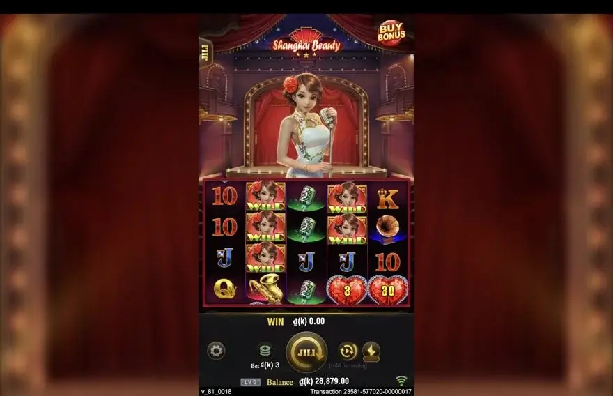 Ảnh bảng biểu tượng & tính năng game Shanghai Beauty (slot JILI) chơi tại LC79