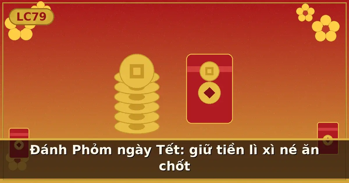 Đánh Phỏm ngày Tết: giữ tiền lì xì né ăn chốt — LC79