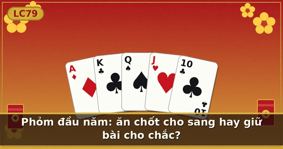 Phỏm đầu năm: ăn chốt cho sang hay giữ bài cho chắc? — LC79