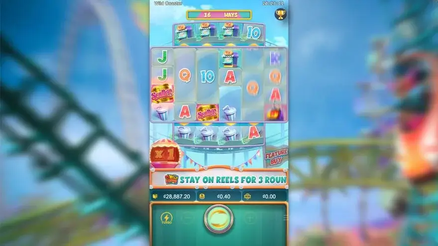 Ảnh màn hình gameplay game Wild Coaster (slot PG) chơi tại LC79