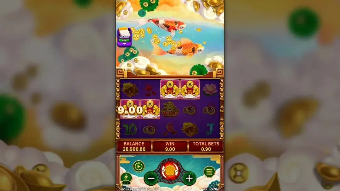 Ảnh giao diện chính game FORTUNE KOI (slot FC) chơi tại LC79
