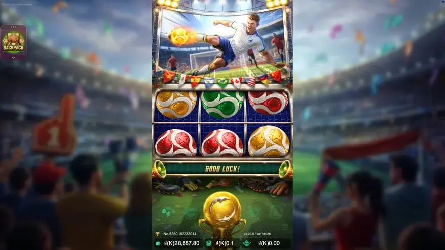 Ảnh màn hình gameplay game Golden Goal (slot JDB) chơi tại LC79