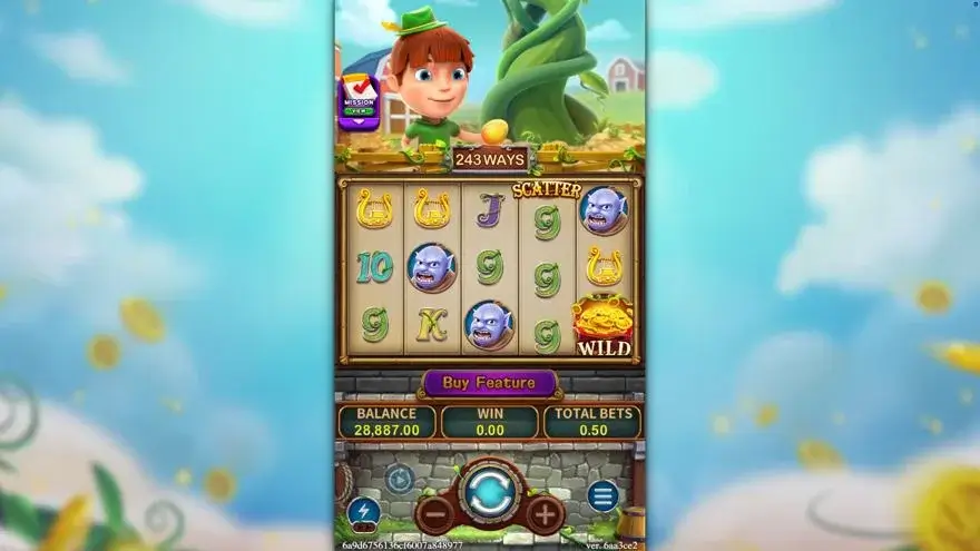 Ảnh màn hình gameplay game MAGIC BEANS (slot FC) chơi tại LC79