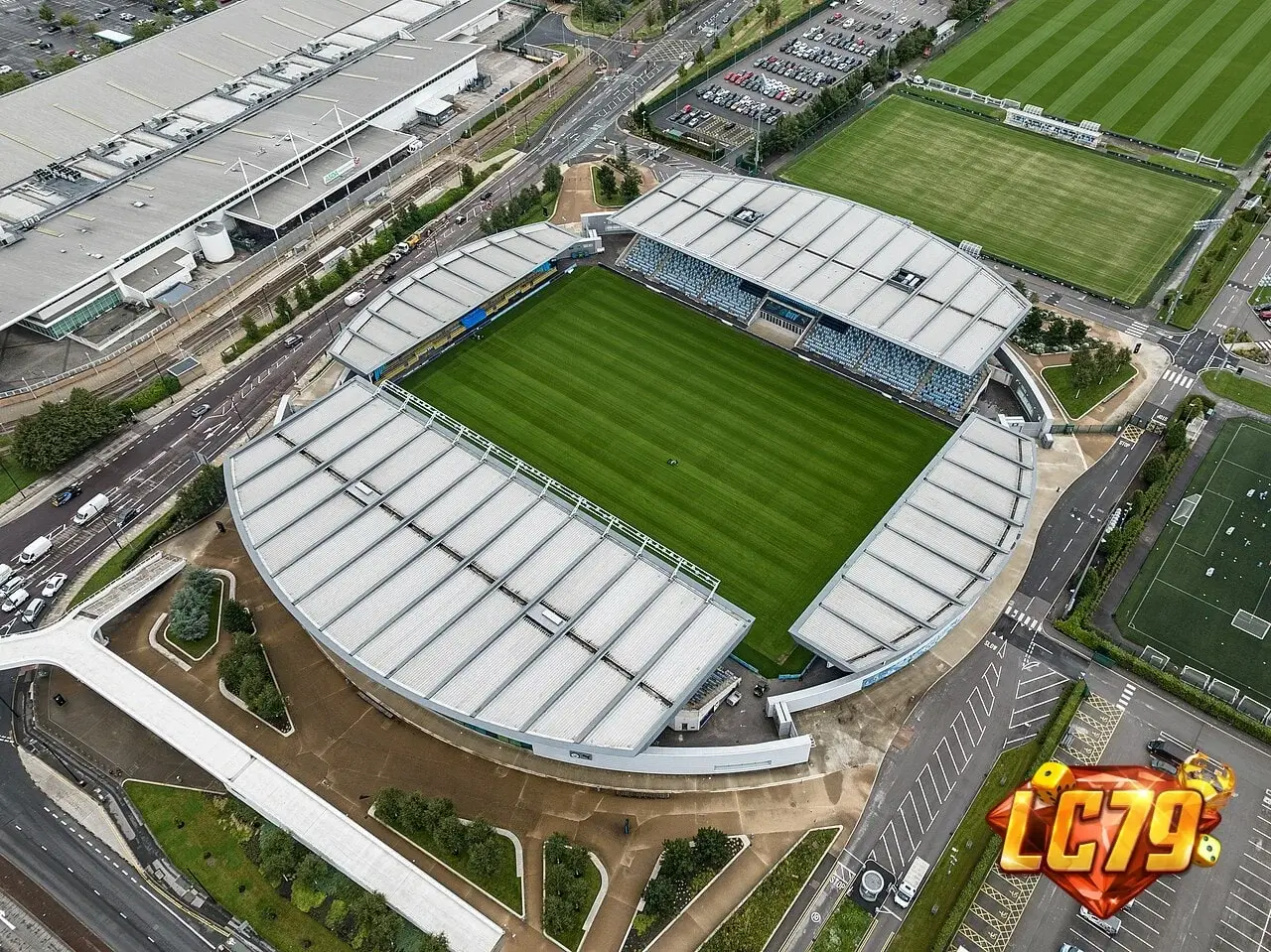 Joie Stadium trước trận Man City vs Real Madrid UWCL