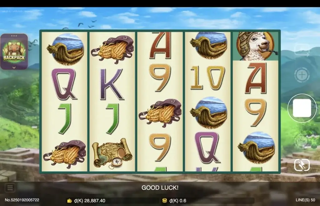 Ảnh giao diện chính game mẹo chơi llama adventure lc79 (slot) chơi tại LC79