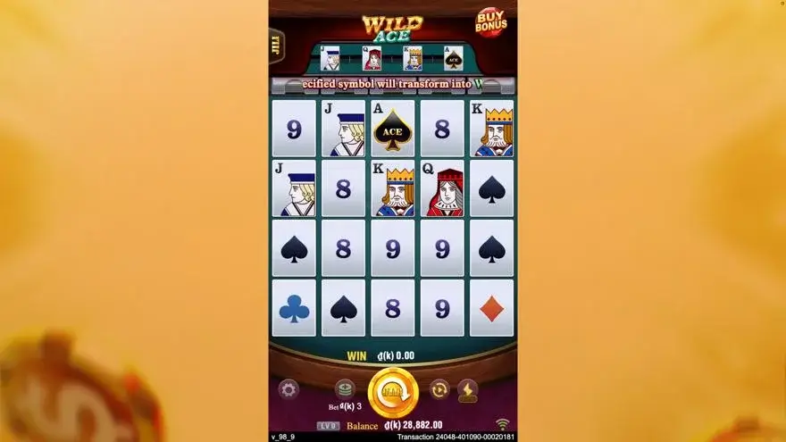 Ảnh bảng biểu tượng & tính năng game mẹo chơi wild ace lc79 (slot) chơi tại LC79