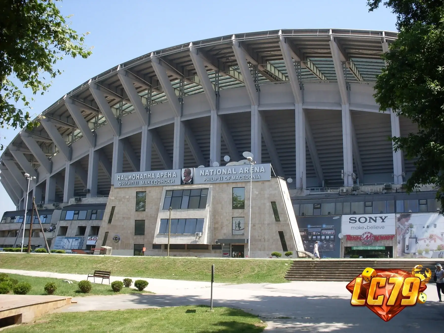 National Arena Todor Proeski Skopje trước trận Bắc Macedonia vs Scotland 3/10 Nations League