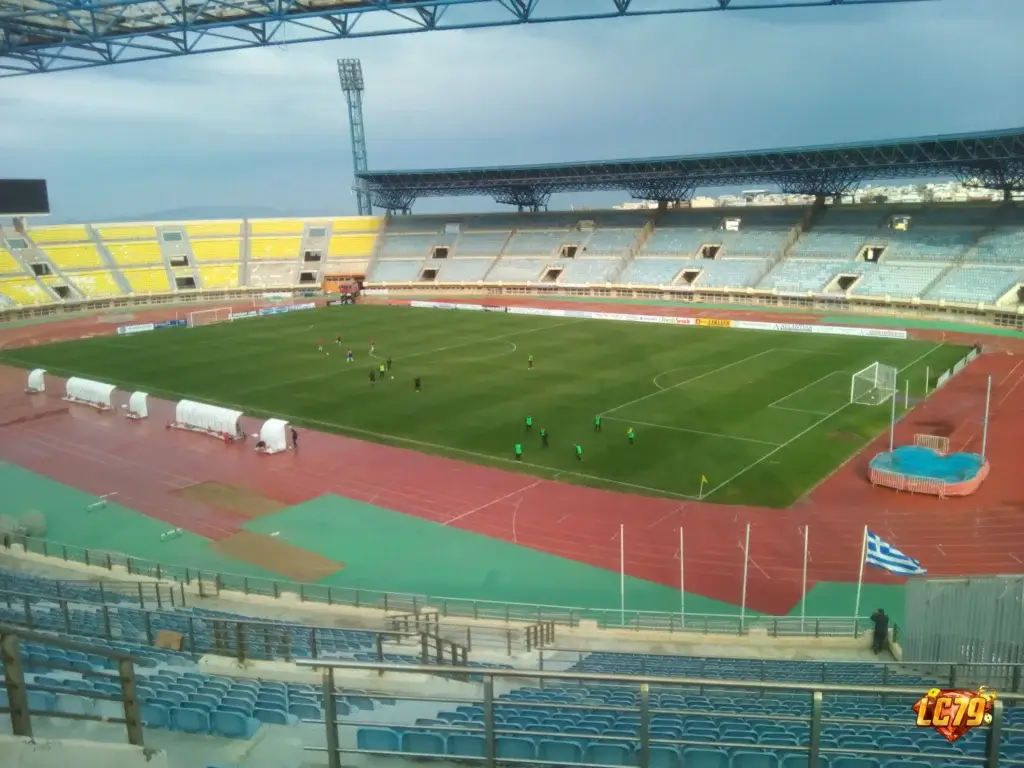 Pankritio Stadium truoc tran OFI vs Hoffenheim o Europa League