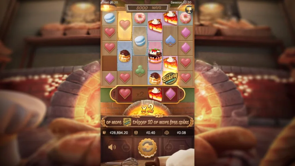 Ảnh giao diện chính game Bakery Bonanza (slot PG) chơi tại LC79
