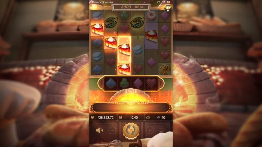 Ảnh bảng biểu tượng & tính năng game Bakery Bonanza (slot PG) chơi tại LC79