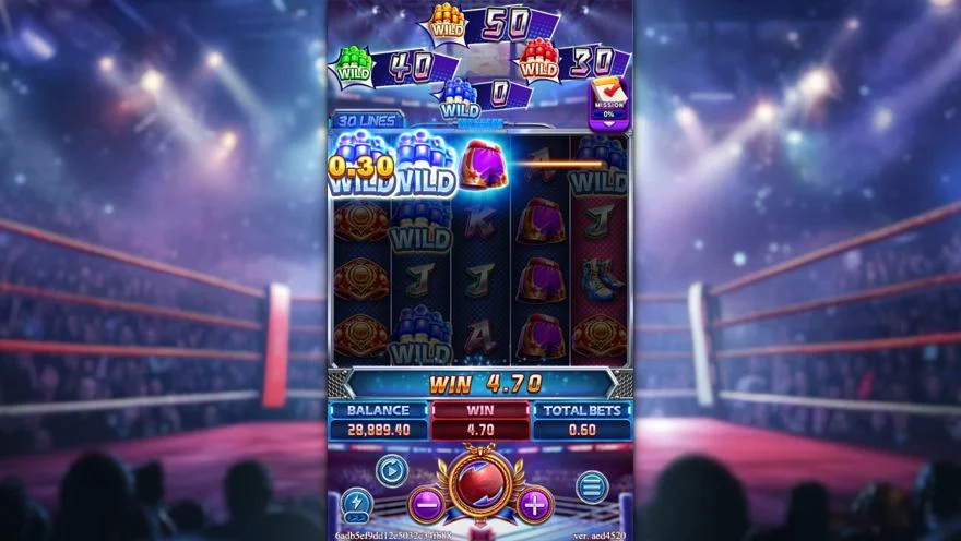 Ảnh màn hình gameplay game BOXING RICHES (slot FC) chơi tại LC79