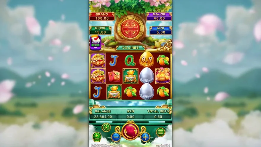 Ảnh bảng biểu tượng & tính năng game FORTUNE EGG (slot FC) chơi tại LC79