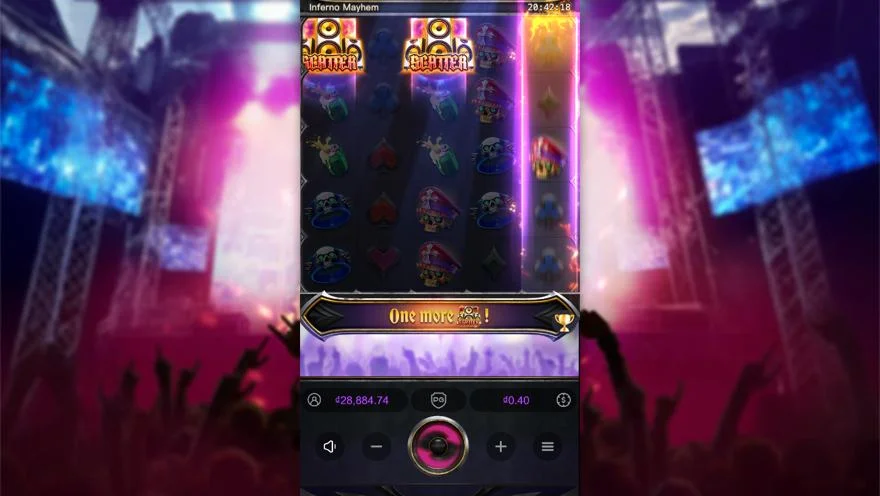 Ảnh màn hình gameplay game Inferno Mayhem (slot PG) chơi tại LC79