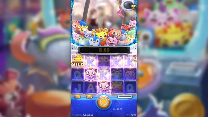 Ảnh màn hình gameplay game Plushie Frenzy (slot PG) chơi tại LC79