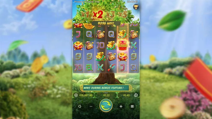 Ảnh màn hình gameplay game Prosperity Fortune Tree (slot PG) chơi tại LC79