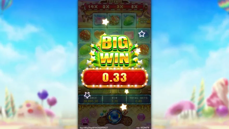 Ảnh bảng biểu tượng & tính năng game SUGAR BANG BANG PLUS (slot FC) chơi tại LC79