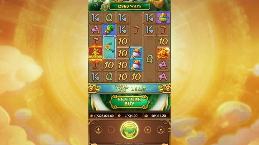 Ảnh bảng biểu tượng & tính năng game Ways of the Holy Horse (slot JDB) chơi tại LC79